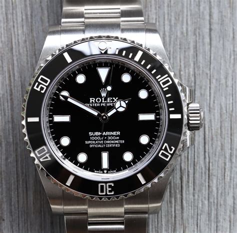 rolex no date submariner 2012|2022 Rolex Submariner Date 41mm.